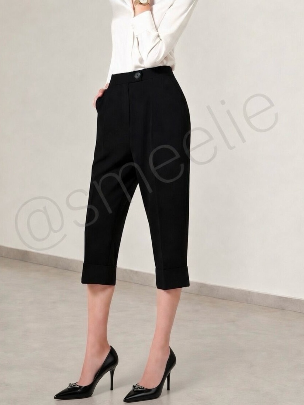 DOLCE&GABBANA cropped pants